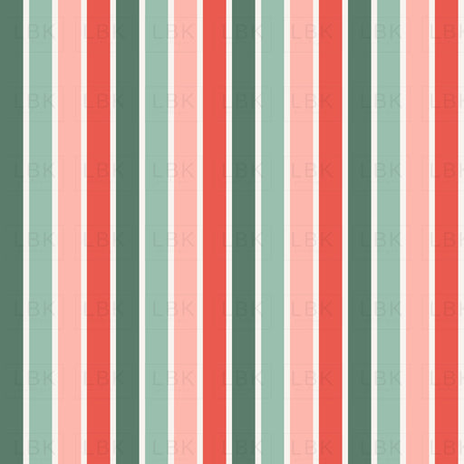 Christmas Green Stripes