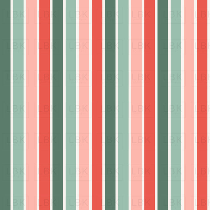 Christmas Green Stripes