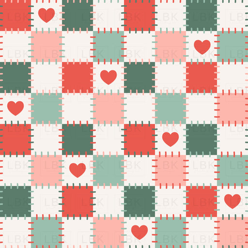 Christmas Quilt Checkerboard