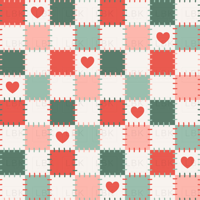 Christmas Quilt Checkerboard