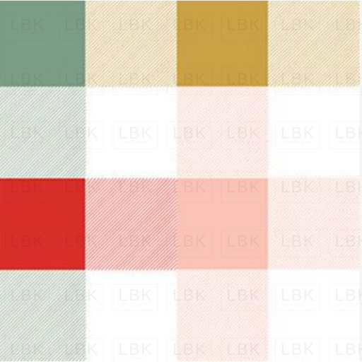 Christmas Rainbow Gingham