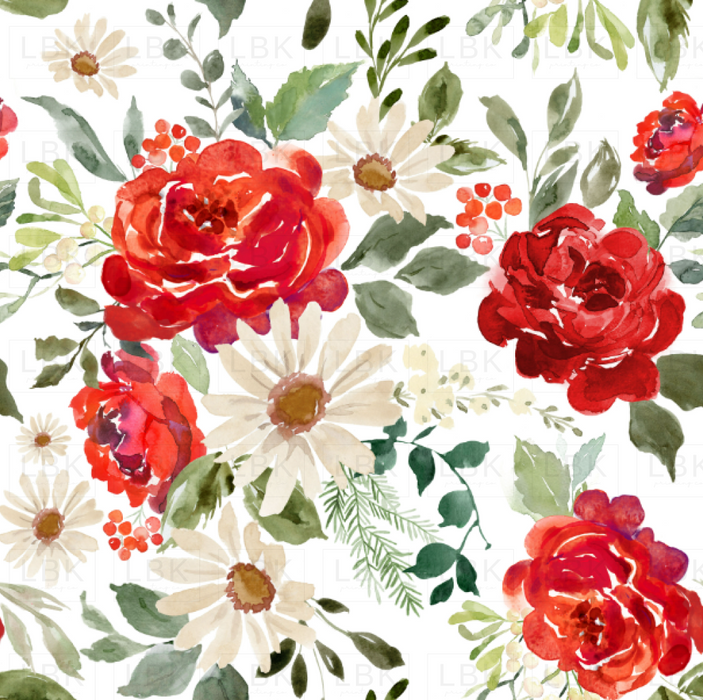 Christmas Retro Floral