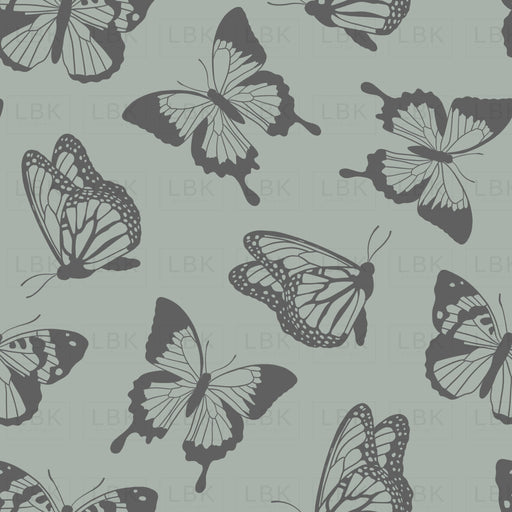 Claire Blue And Gray Butterfly