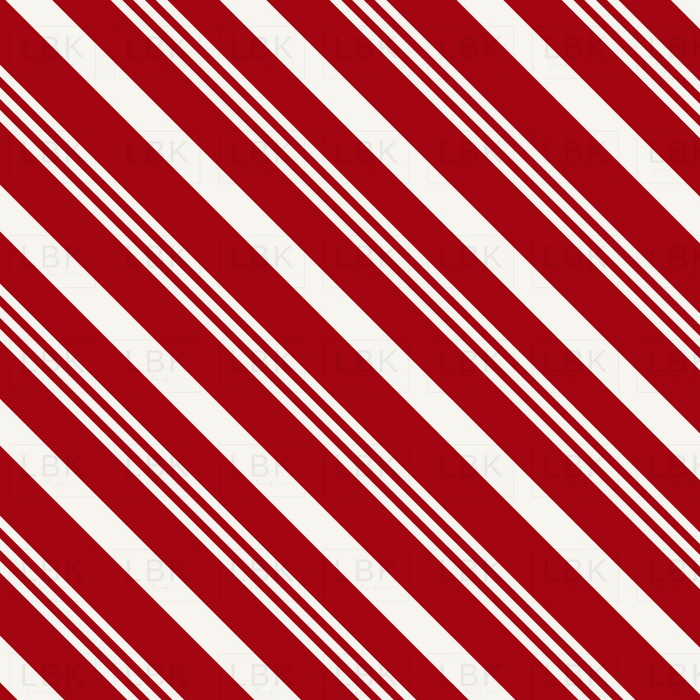 Classic Christmas Candy Cane Stripe Red