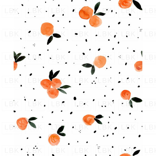 Clementine Cutie Dots On White