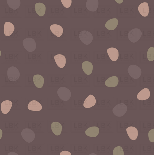 COLORFUL POLKA DOTS IN PLUM