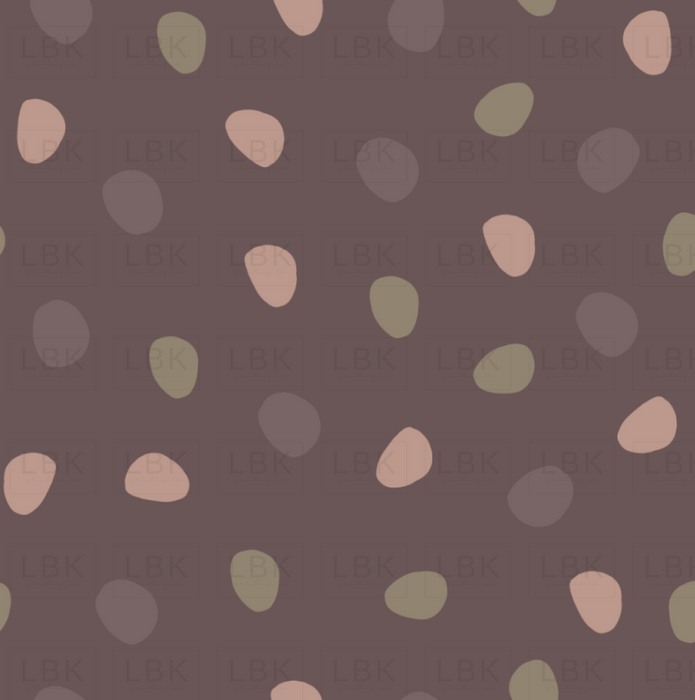 COLORFUL POLKA DOTS IN PLUM