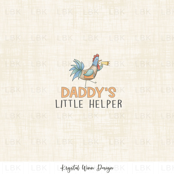 Construction Crew Panel- Daddys Little Helper