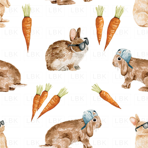 Cool Bunnies And Carrots