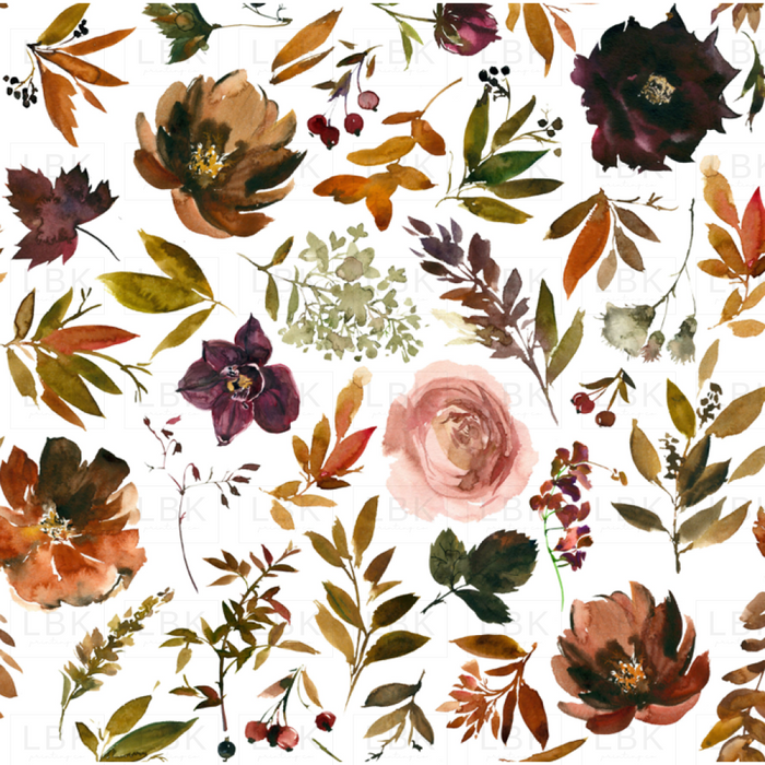 Copper Autumn Florals