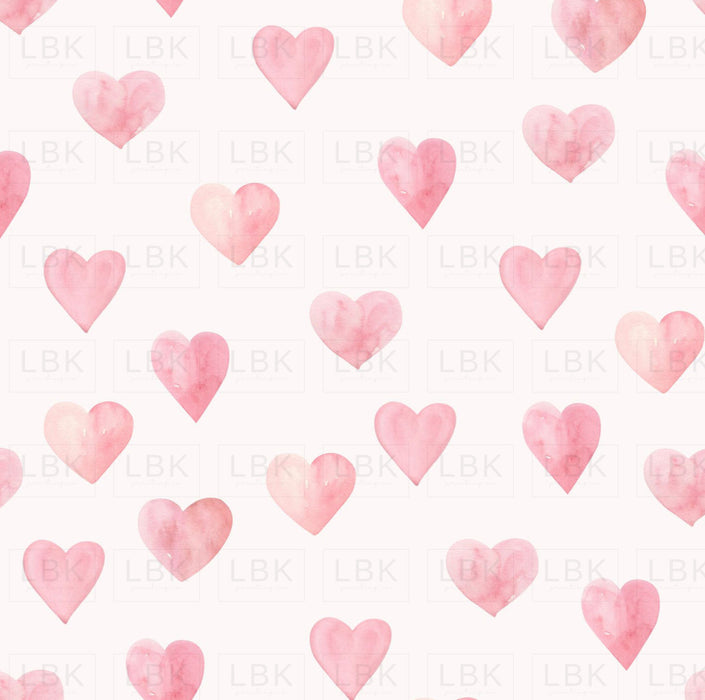 Cosmic Love Valentine Hearts On Soft Blush