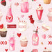 Cosmic Love Valentine Sweets And Treats On Amour Pink