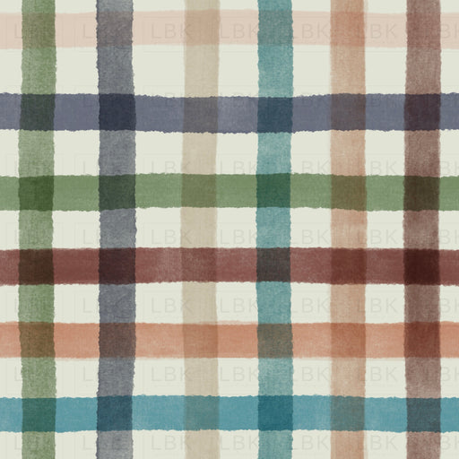 Cozy plaid faded sage green