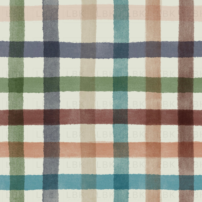 Cozy plaid faded sage green