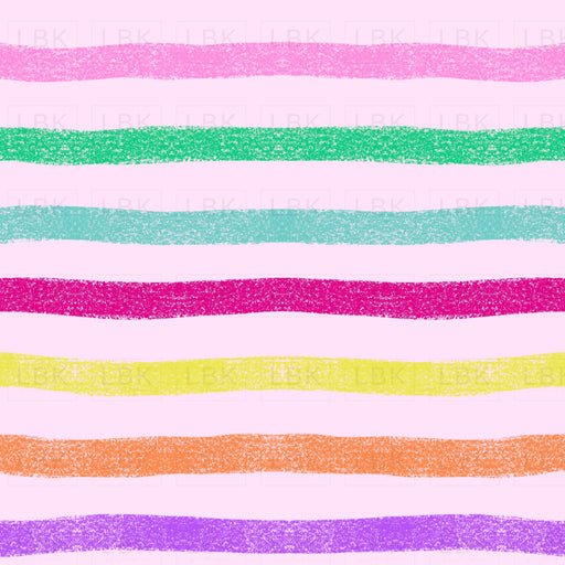Crayon multi stripe light pink