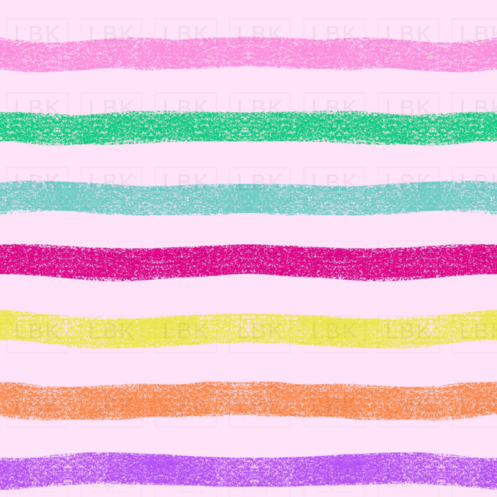 Crayon multi stripe light pink