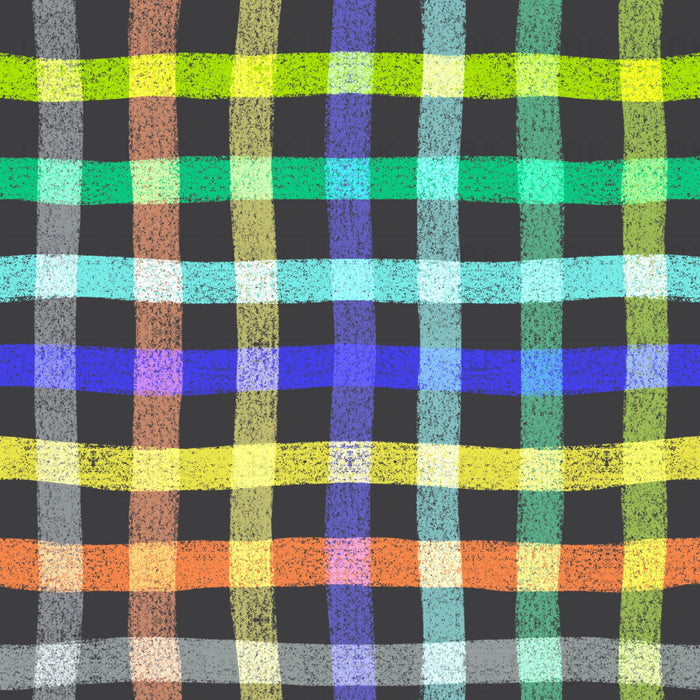 Crayon plaid multi graphite