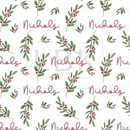 Custom Name Mistletoe