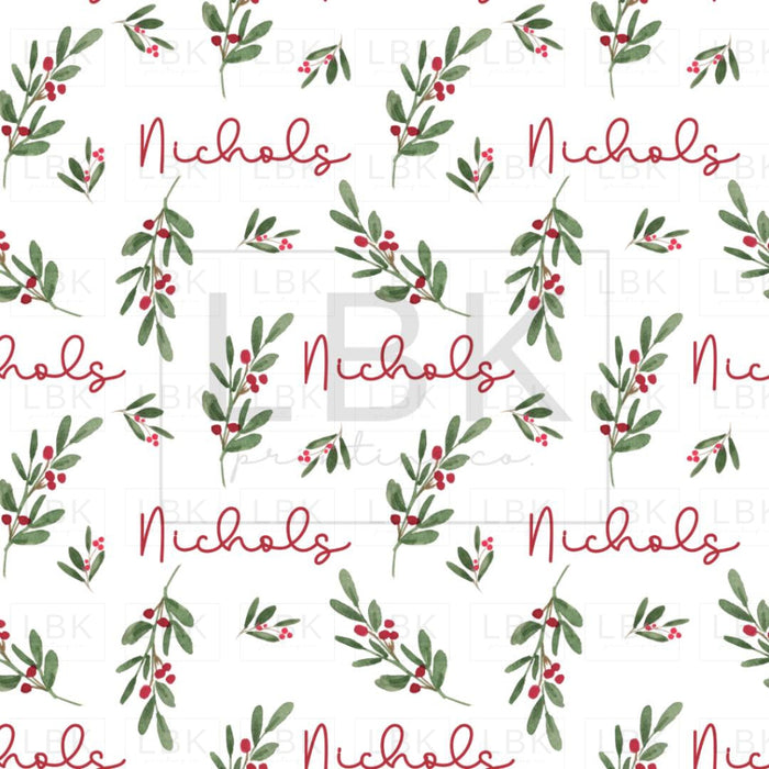 Custom Name Mistletoe