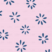 Daisies (Blue) On Pink