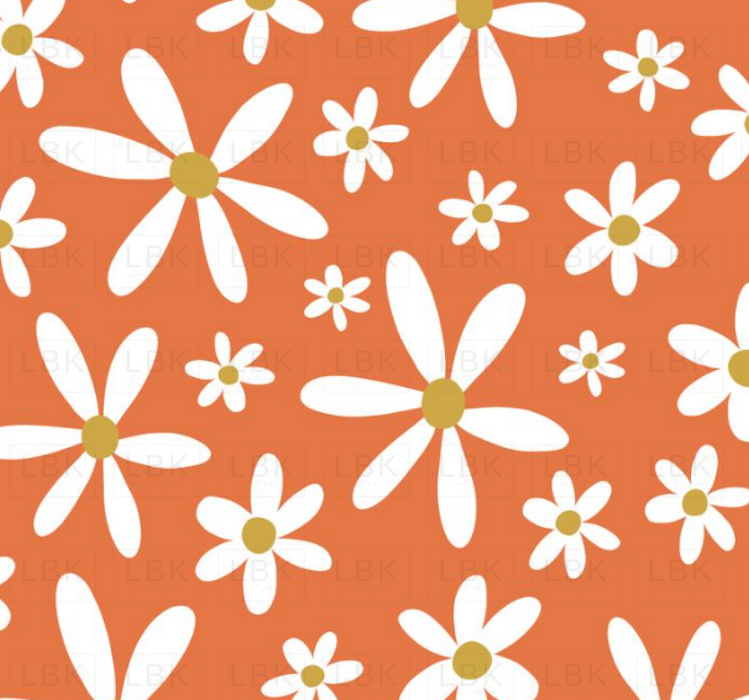 Daisies Retro Orange