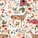 Deer Floral Cream