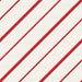 Diagonal Candy Stripes - Christmas Cane