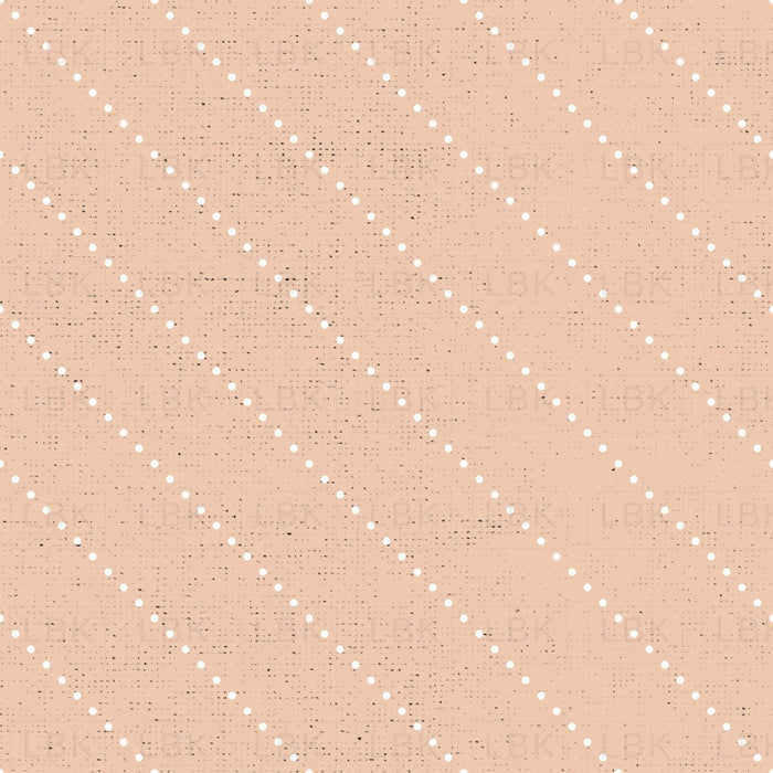 Diagonal Dotted Lines - Peach