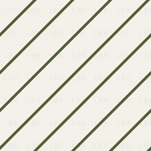 Diagonal Stripes Green On Off White