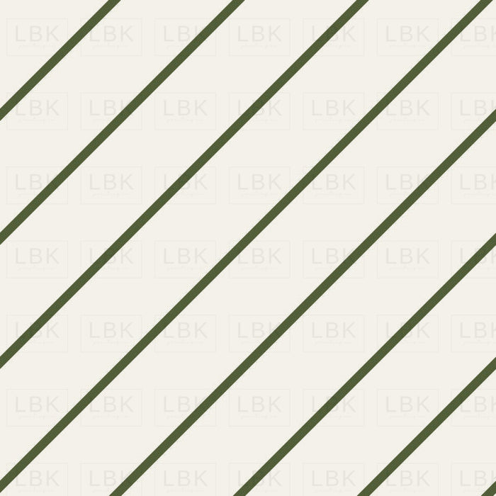 Diagonal Stripes Green On Off White