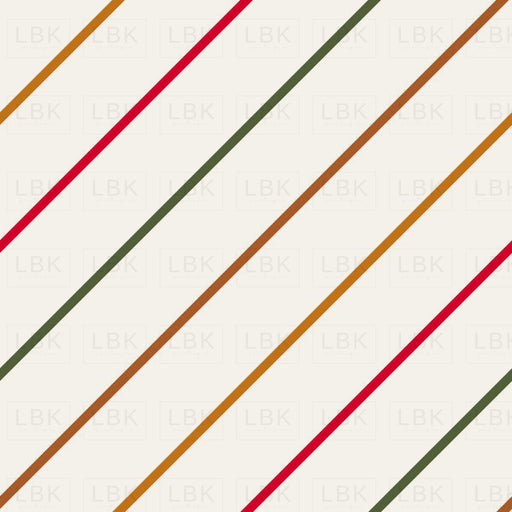 Diagonal Stripes In Christmas Color