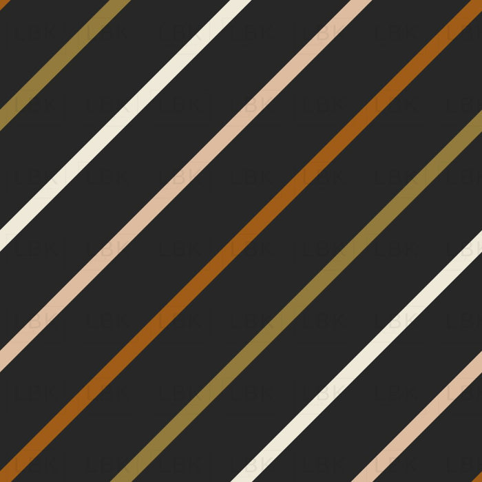Diagonal Stripes On Charcoal Black
