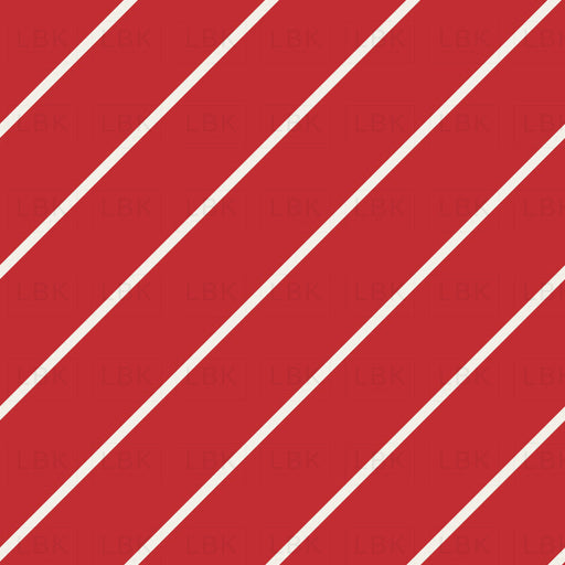 Diagonal Stripes On Christmas Red