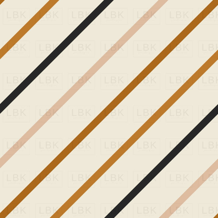 Diagonal Stripes With Blush Pink