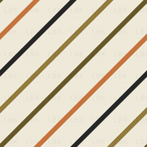 Diagonal Stripes With Olive Green