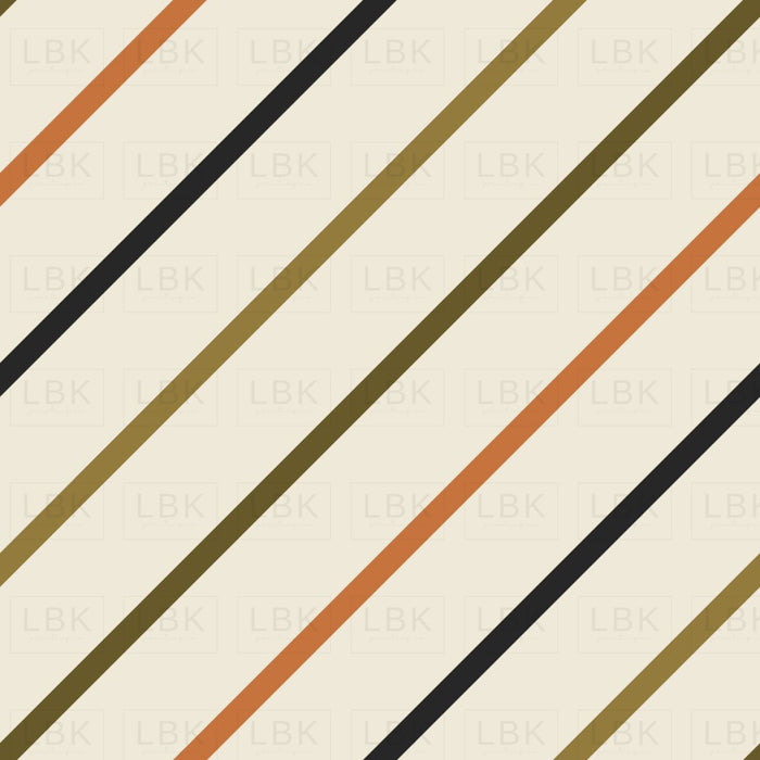 Diagonal Stripes With Olive Green