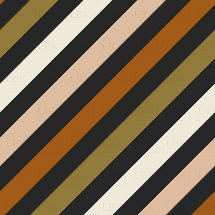 Diagonal Thick Stripes On Charcoal Black