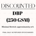Discounted Dbp (Little Stretch)