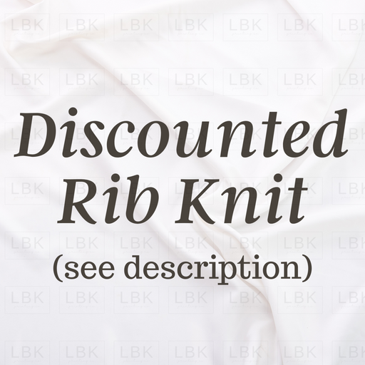 Discounted Rib Knit