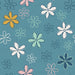 Doodle Flowers In Denim