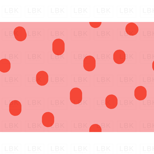 Dot Red On Pink