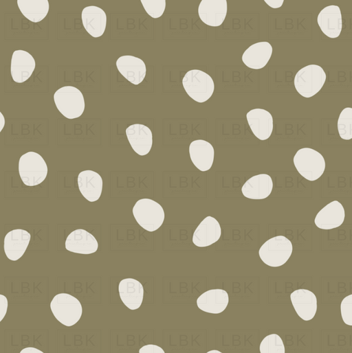 DOTS IN MEADOW GREEN