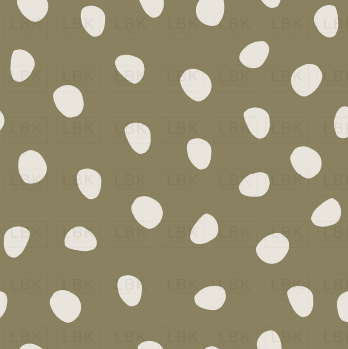 DOTS IN MEADOW GREEN