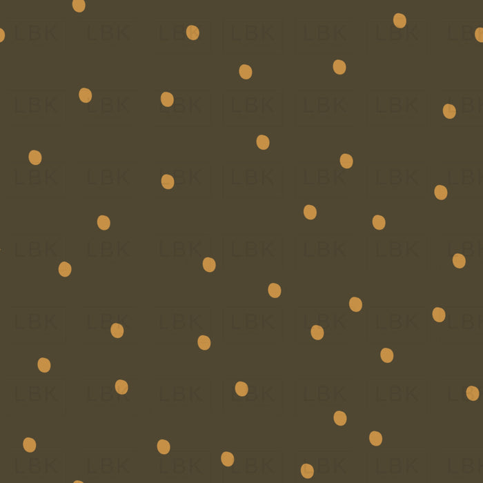 Dots in olive green