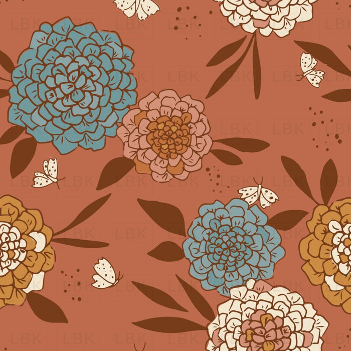 Enchanted Flora In Pink Terracotta