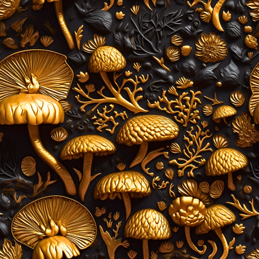 Exclusive Gold Mushroom V1