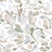 Faded Watercolor Leaves - Warm Grey