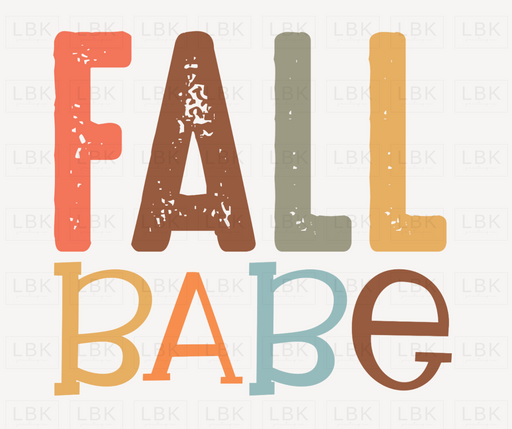 Fall Babe - Distressed