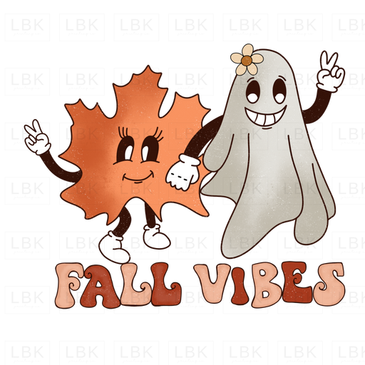 Fall Vibes - Leaf & Ghost