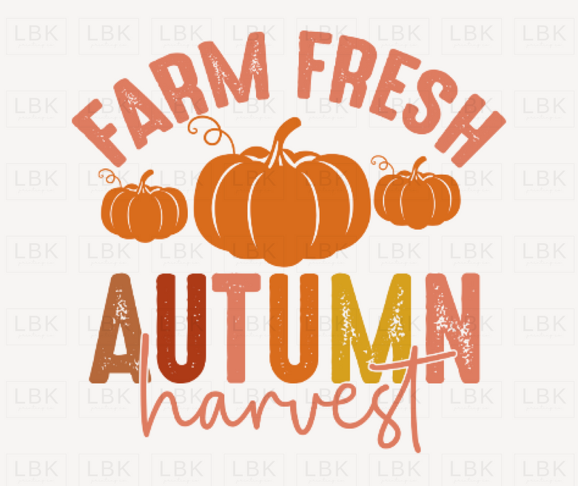 Farm Fresh Autumn Harvest- Distressed